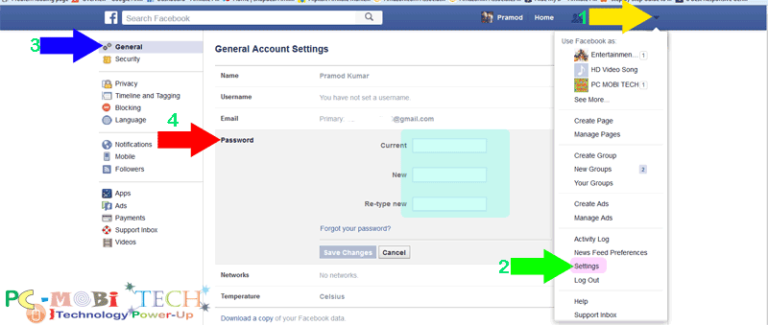 how to deactivate facebook account without password