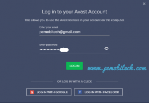 reinstall avast passwords