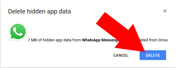 Click-on-Delete-button-to-confirm-Delete-data-WhatsApp-chat-history