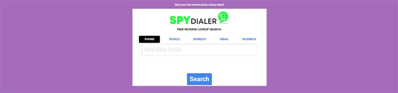 Spy dialer