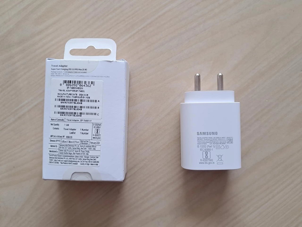 Samsung original charger